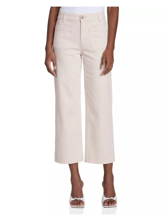 Bagatelle Pants - 99$  Bagatelle Patch Pockets Crop Pants  High Rise Women's Size 12 Light Beige
